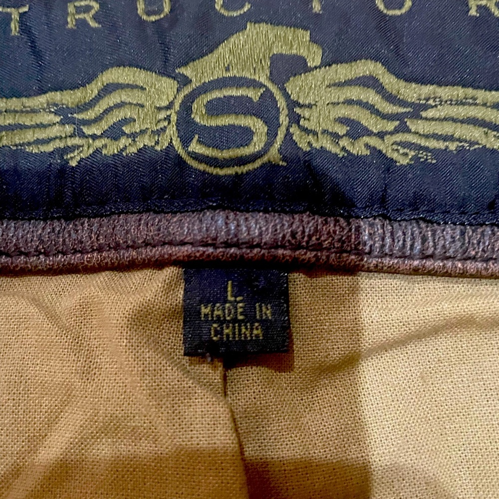 Leather snap buttons vest